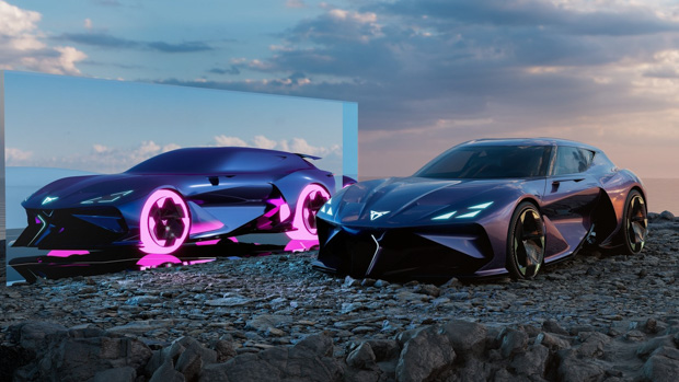 Cupra Dark Rebel concept metaverse 2023