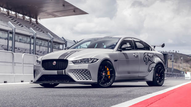 Jaguar XE SV Project 8 front 3/4