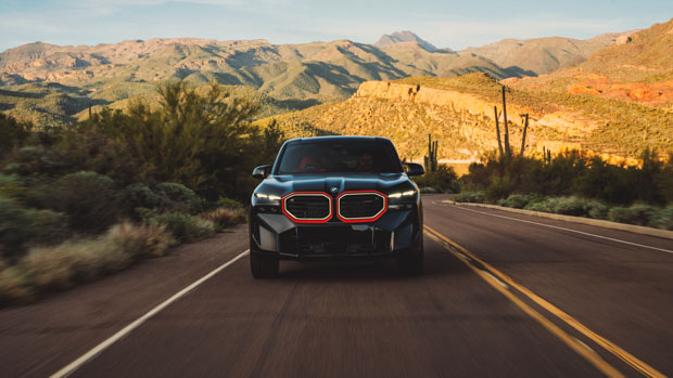 2024 BMW XM Label Red front driving