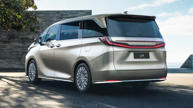 Lexus LM 2024 rear view