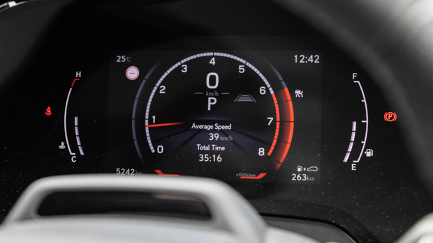 Lexus RX 350 F Sport 2023 digital cluster