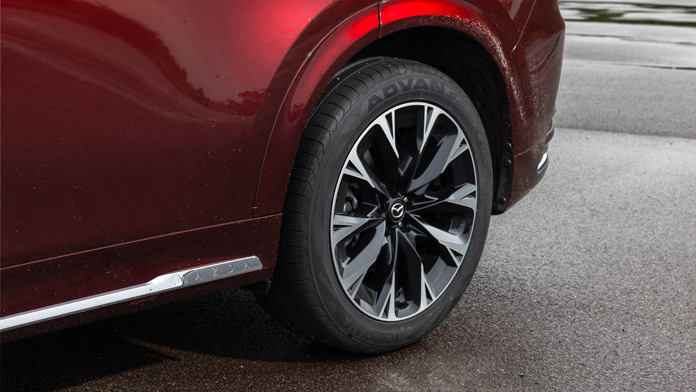 Mazda CX-90 prototype 2023 wheel