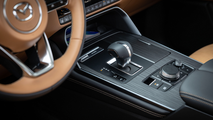 Mazda CX-90 prototype 2023 shifter