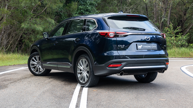 Mazda CX9 Azami LE 2023 rear 3/4 close