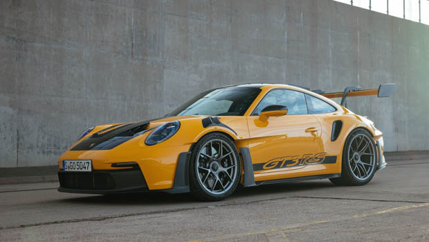 2023 Porsche 911 GT3 RS yellow front 3/4