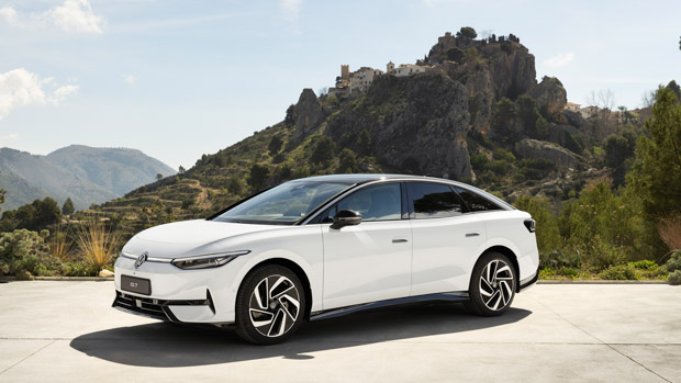 2024 Volkswagen ID.7 front 3/4