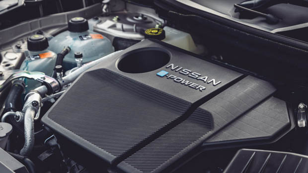 Nissan X-Trail E-Power engine bay 2023
