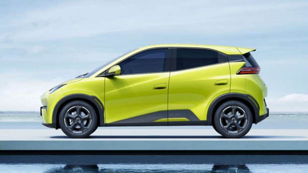 2023 BYD Seagull side profile static green