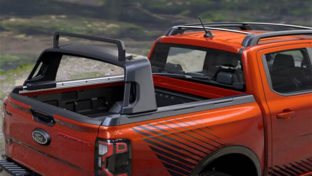 Ford Ranger Stormtrak adjustable sail plane on tray