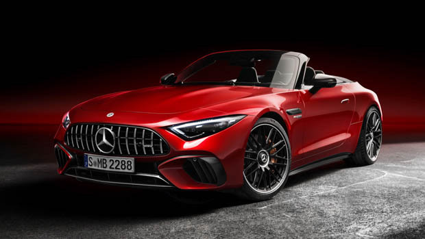 Mercedes-AMG SL63 4Matic front 3/4 static studio shot