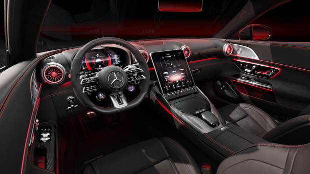 Mercedes-AMG SL63 4Matic interior static studio shot