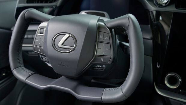 2023 Lexus RZ450e interior yoke