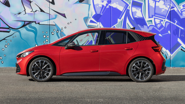 Cupra Born Aus launch 2023 performance pack side