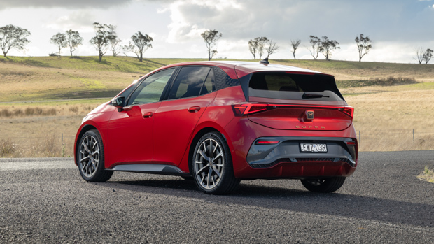 Cupra Born Aus launch 2023 performance pack rear 3/4