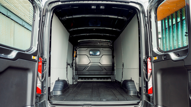 Ford E-Transit 2023 cargo area 2