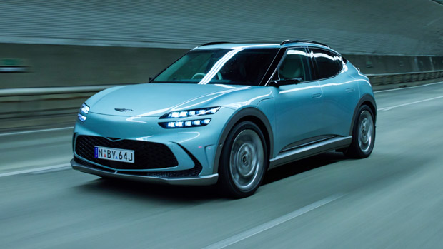 2023 Genesis GV60 front 3/4