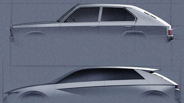 Hyundai 45 EV concept 2019 drawings