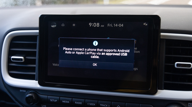 Hyundai Venue Elite 2023 touchscreen
