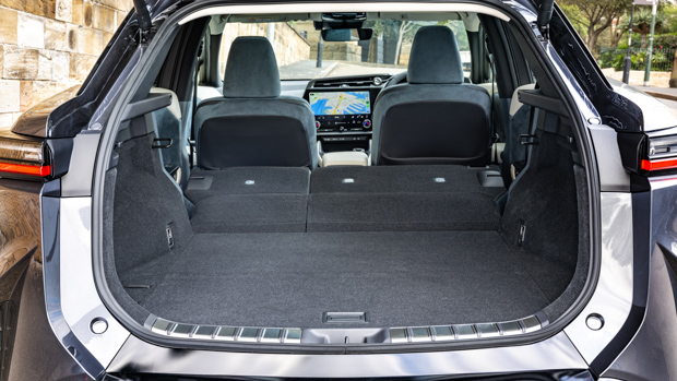 Lexus RZ 450e Sports Luxury 2023 interior boot