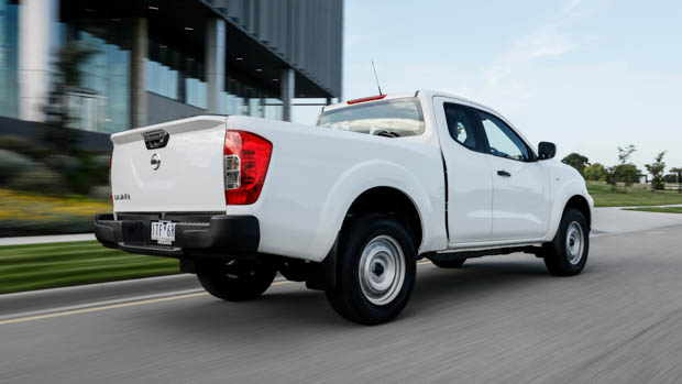 2021 Nissan Navara SL super cab rear 3/4 driving shot