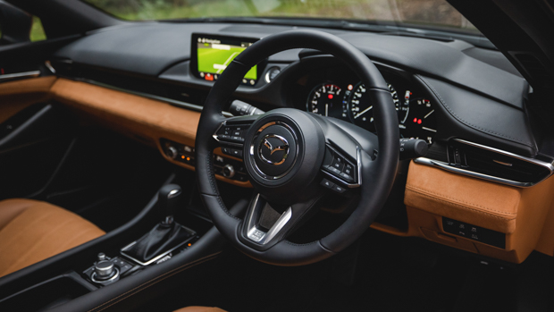 Mazda 6 20th Anniversary 2023 steering wheel