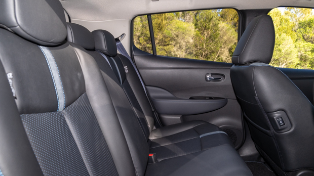 Nissan Leaf E+ 2023 interior back seats