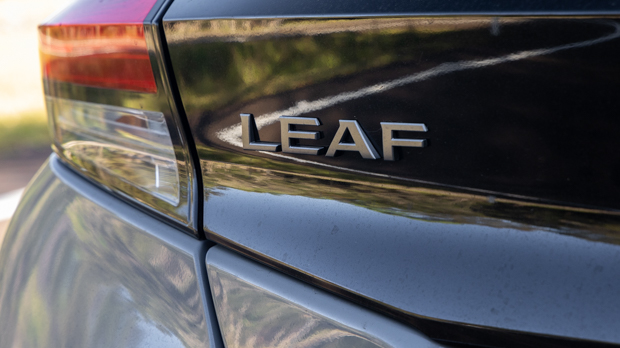 Nissan Leaf E+ 2023 badge