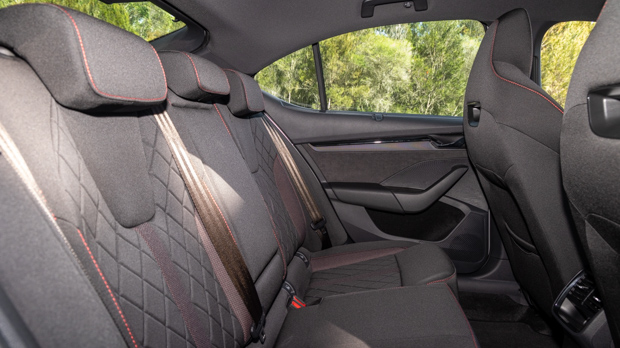 Skoda Octavia RS 2023 interior back seat