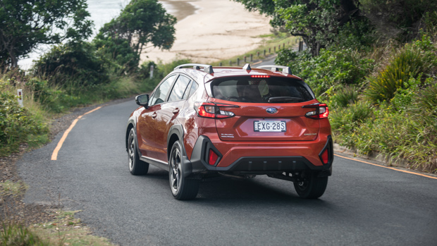 Subaru Crosstrek 2.0S 2023 rear 3/4 beach driving