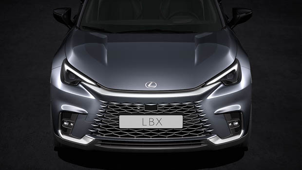 2023 Lexus LBX front end detail static