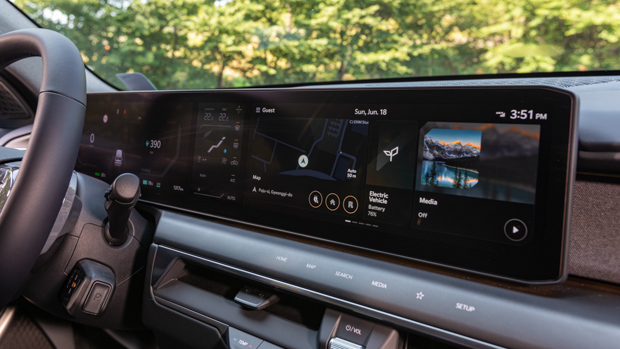Kia EV9 GT-Line 2024 interior screen