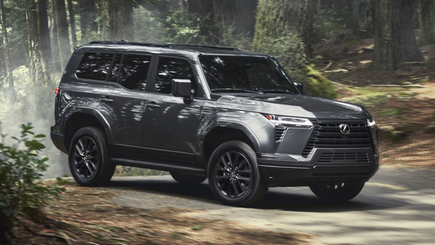 Lexus GX 550 2024 front 3/4 driving