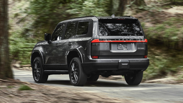 Lexus GX 550 2024 rear 3/4 driving