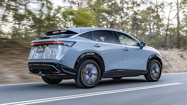 Nissan Ariya 2023 driving rear