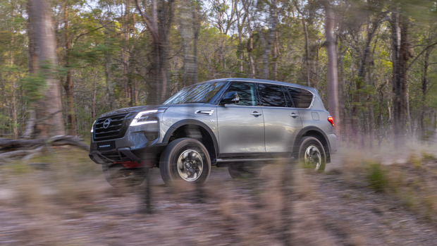 Nissan Patrol Warrior 2023 driving off road far 2