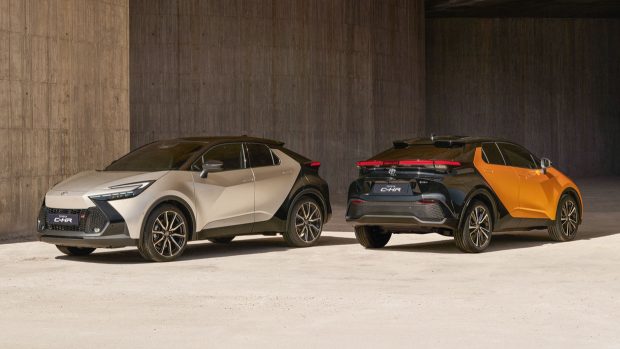 Toyota CHR 2024 range shot