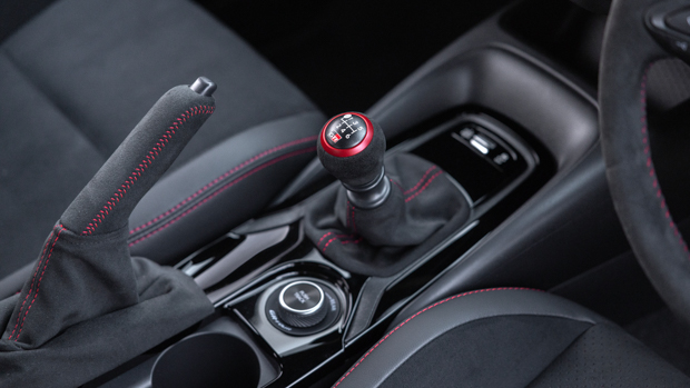 Toyota GR Corolla Morizo Edition 2023 interior shifter