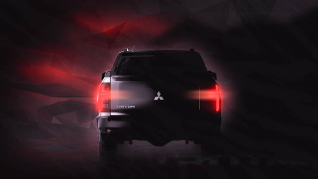 2024 Mitsubishi Triton teaser image rear end