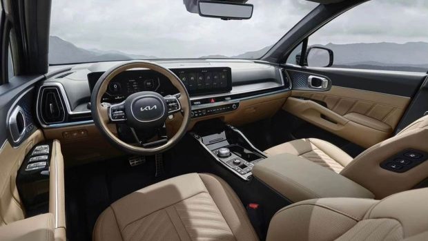 2024 Kia Sorento leaked picture interior wide