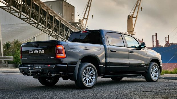 2023 Ram 1500 Laramie Sport rear 3/4