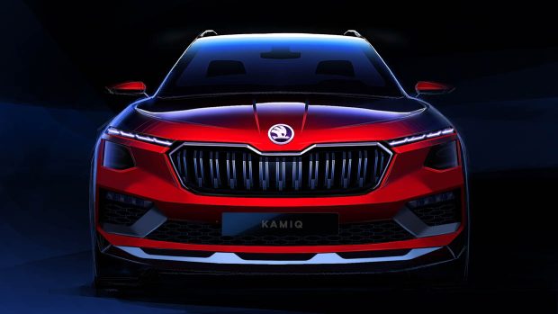 2024 Skoda Kamiq design render front end