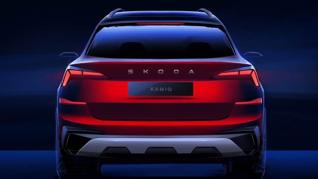 2024 Skoda Kamiq design render rear end