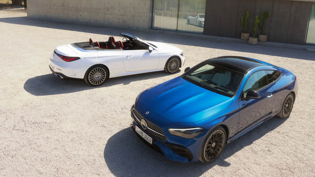 2024 Mercedes-Benz CLE-Class coupe and cabriolet duo