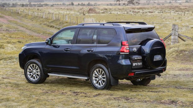 2017 Toyota Prado rear 3/4 shot static