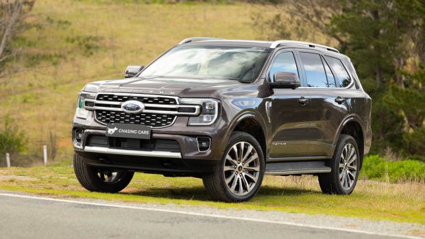four wheel force Megatest Ford Everest Platinum 2023 front 3/4