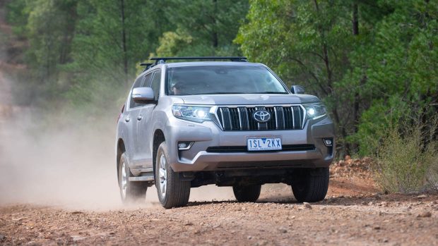 four wheel force Megatest Toyota Prado GXL 2023 riding hill