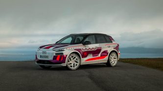 Audi Q6 E-tron 2025: prototype electric SUV previewed ahead of 2025 release