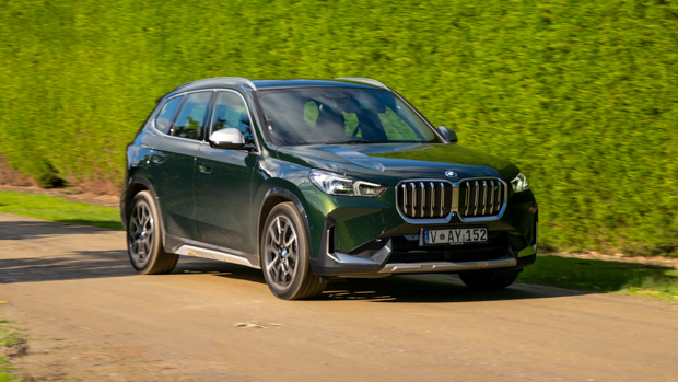 BMW iX1 xDrive30 2023 driving front 2