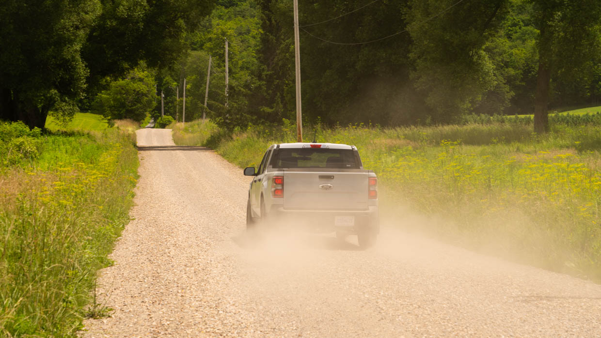 Ford Maverick 2023 driving rear