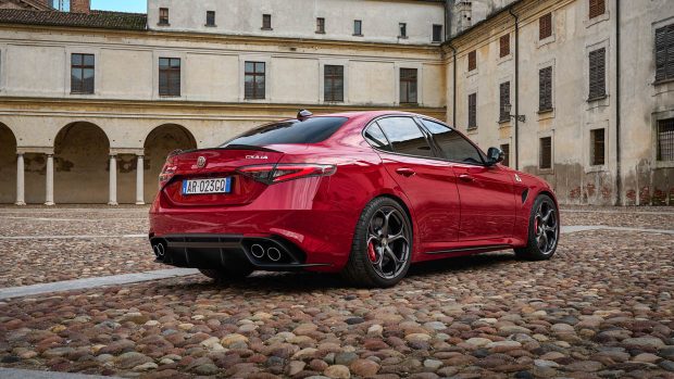 2023 Alfa Romeo Giulia QV rear 3/4